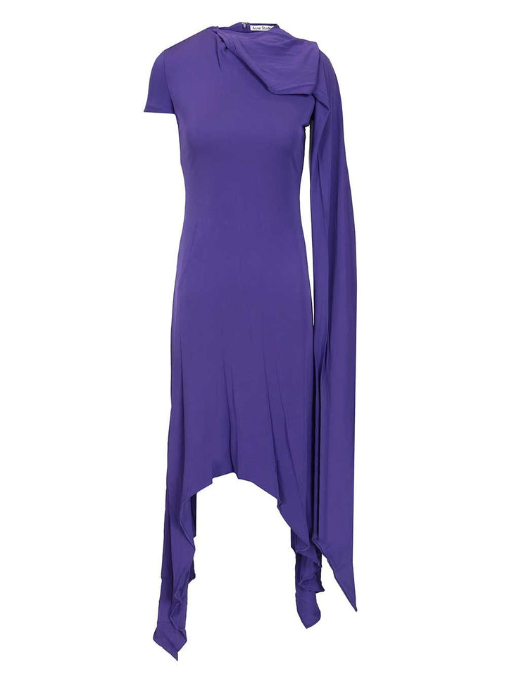 Acne Studios Layered Dress Dresses - Violet | 7841f2521f4ab56ceb0e1223c0699748d6143338