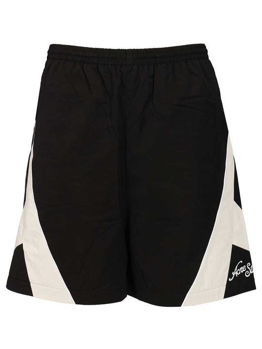 Casual Nylon Shorts Trousers Black