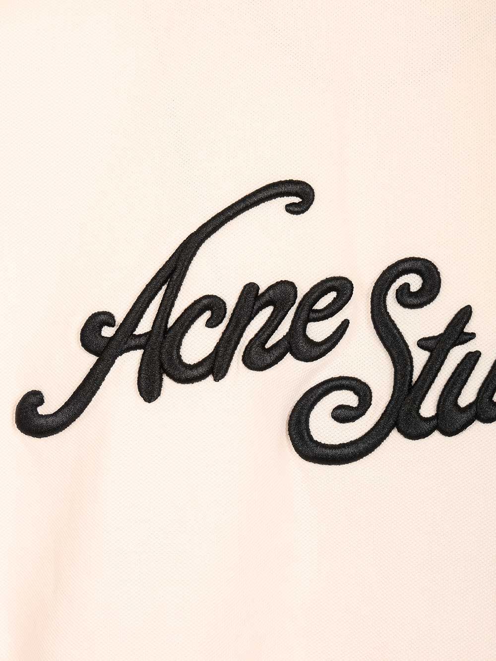 Acne Studios With Embroidered Logo T-Shirt - Rose | c246f8267d91076db02664754054b1d8df87e71c
