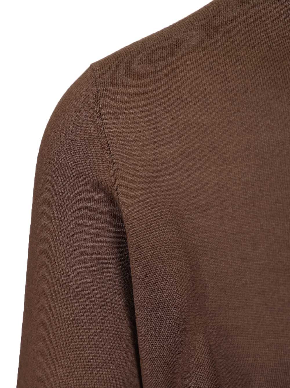 Al Duca D'Aosta Sweater In Cashmere And Silk Blend Knitwear - Brown | 743ebc189958e436369a0b8733ebcf0c2d79381e