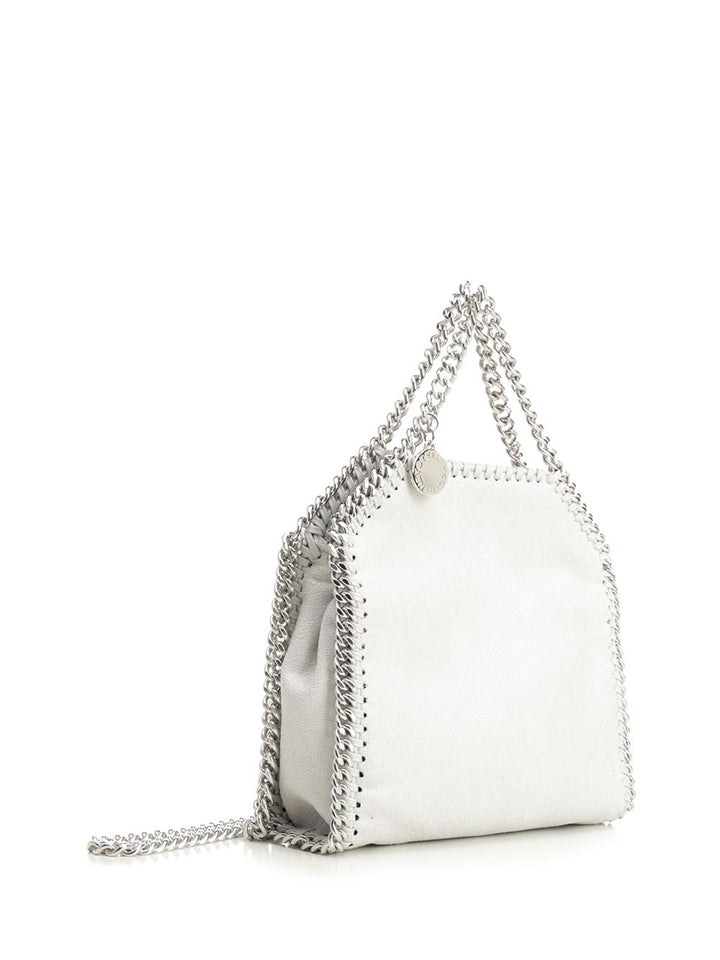 Stella Mccartney Falabella Tiny Bag Eco Shaggy Deer W/Stainless Steel Chain - Airlite Crossbody Bags - Grey | e7b2d844ad5c49cdc7f1dda431323104943ca253