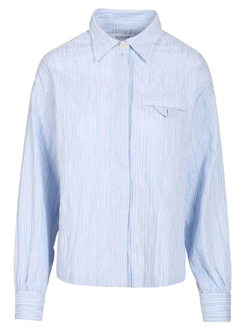 Amish Gilda Shirts - Light blue | dab28f588efcf80c7098ab2c8dec9df51d7a90ad