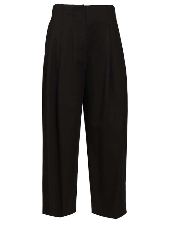 Loose Fitting Trousers Black