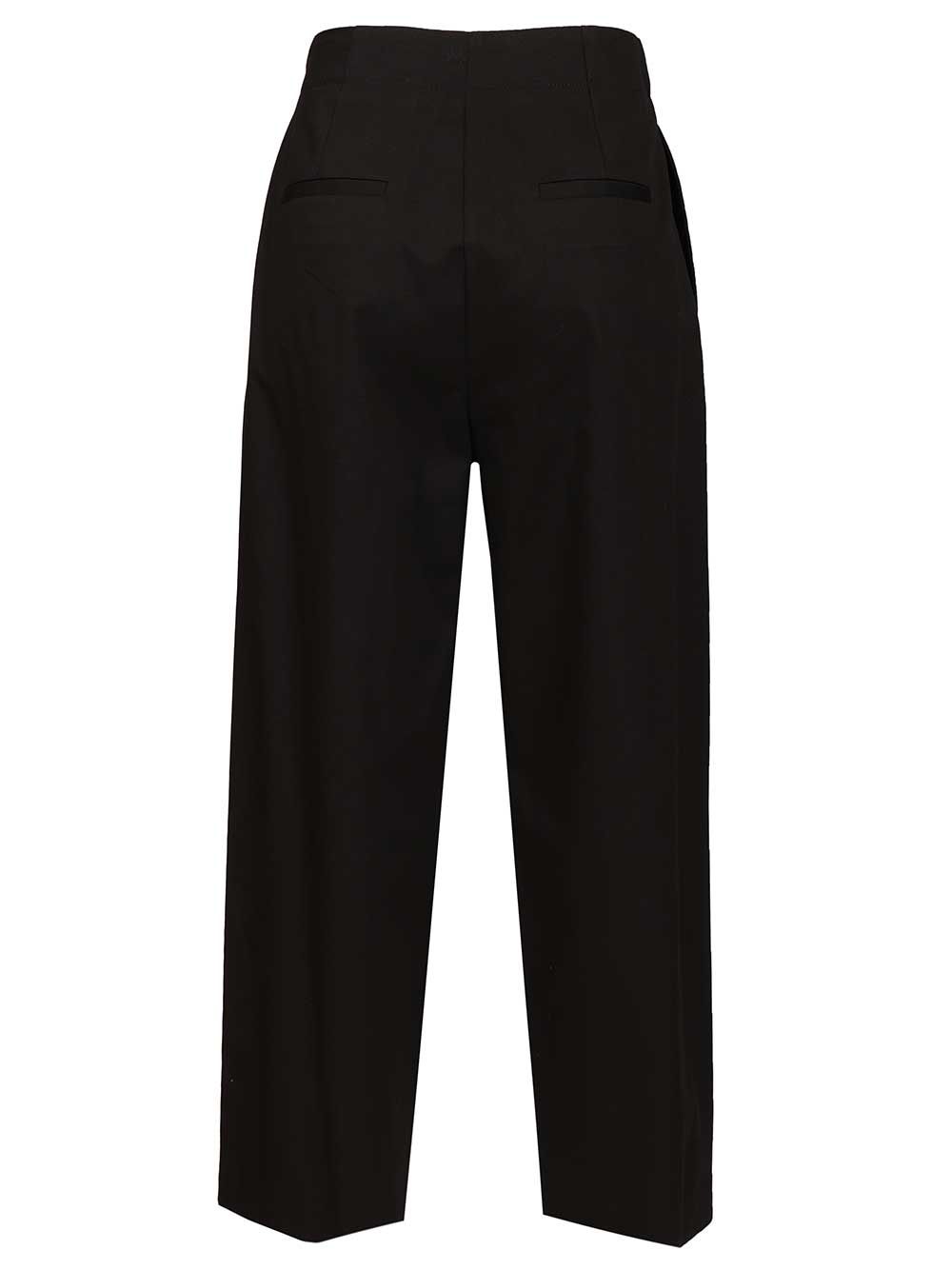 Al Duca D'Aosta Loose Fitting Trousers - Black | 70e21077447c42ad671ae4e66ca907a202e89108