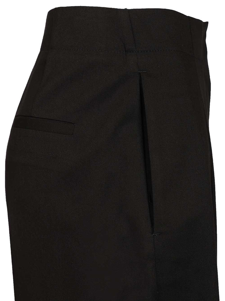 Al Duca D'Aosta Loose Fitting Trousers - Black | 925a17096779666489daf46db4e759364eef6e8b