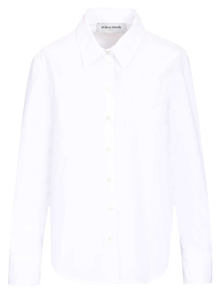 Al Duca D'Aosta Cotton Shirt Shirts - White | 71da820eac116c9142fdd154143e7947a87698a8