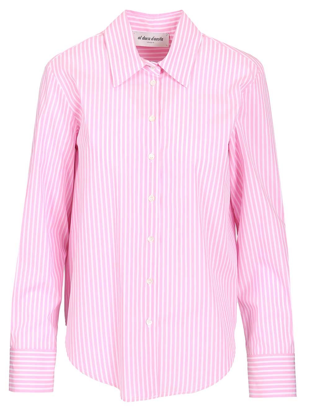 Al Duca D'Aosta Cotton Shirt Shirts - Rose | 20cc3be19521a99254dac353799308c9f013681b