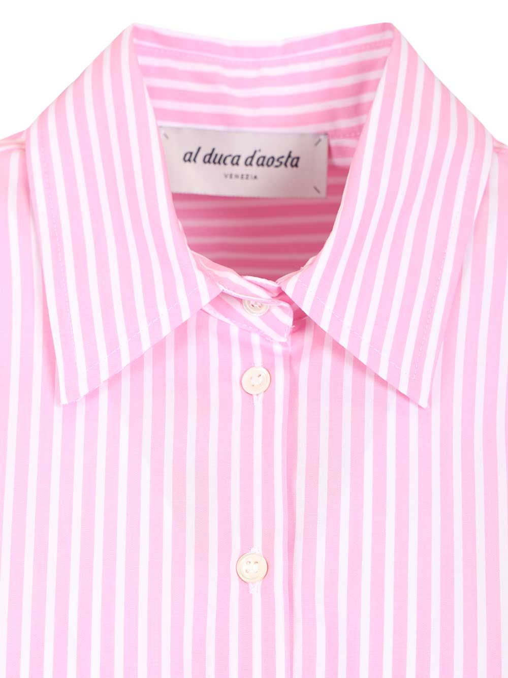 Al Duca D'Aosta Cotton Shirt Shirts - Rose | a6331ff6658e7ca92a867355b3e022617a3bee5f