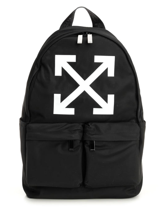 Arrow Print Backpack Backpacks & Travels Black