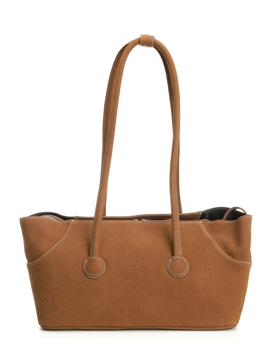 Boat Shopper Large Cow Leather. Handbags Beige
