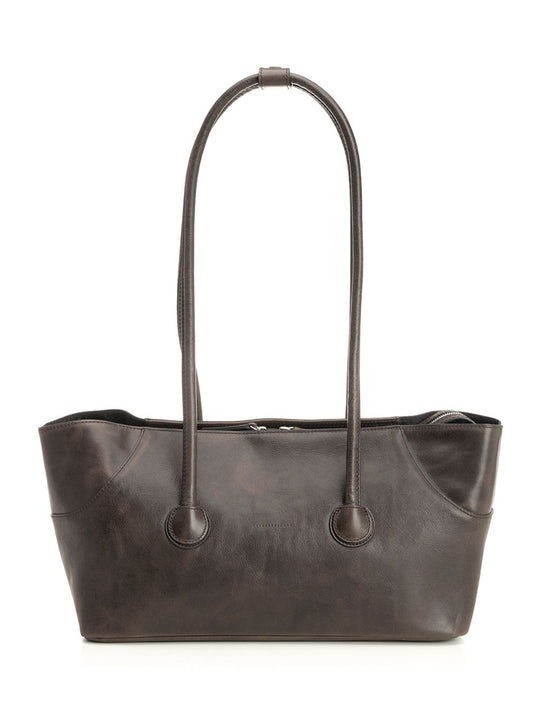Boat Shopper Large Cow Leather. Handbags Brown