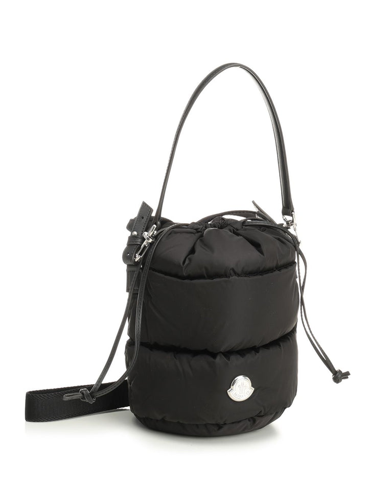 Moncler Caradoc Water-Repellent Bucket Bag Crossbody Bags - Black | c78410ea06d2b0da5f7d89476487fb77709fa228