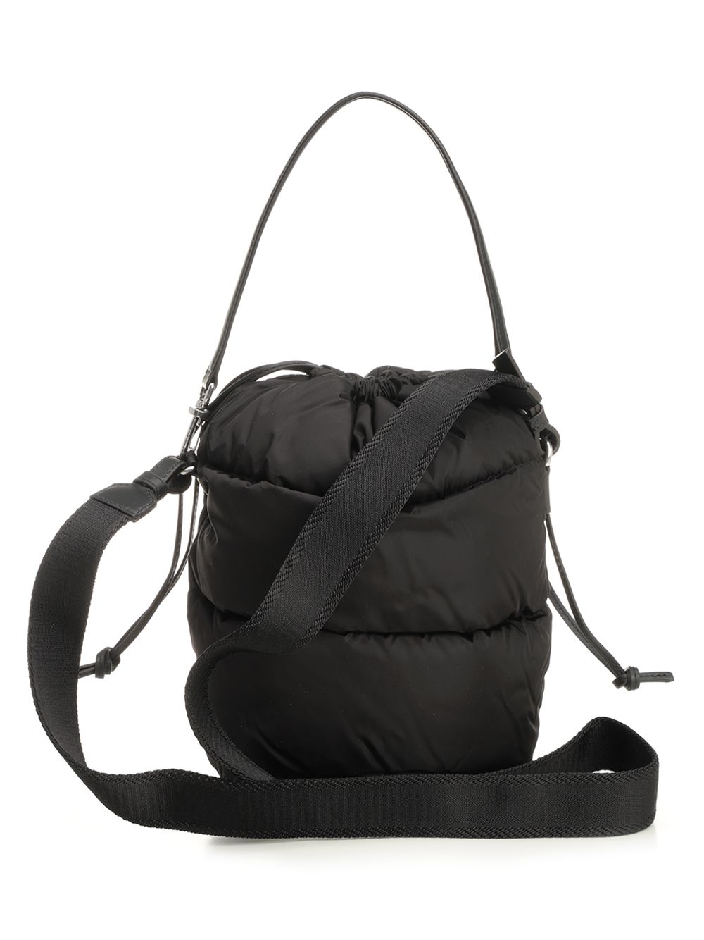 Moncler Caradoc Water-Repellent Bucket Bag Crossbody Bags - Black | 187c260e1e900999c9263f2f5410d0ff302e0d50