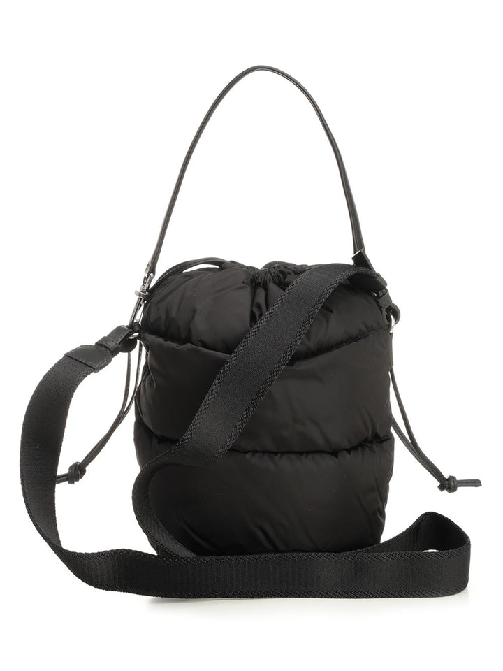 Moncler Caradoc Water-Repellent Bucket Bag Crossbody Bags - Black | 187c260e1e900999c9263f2f5410d0ff302e0d50