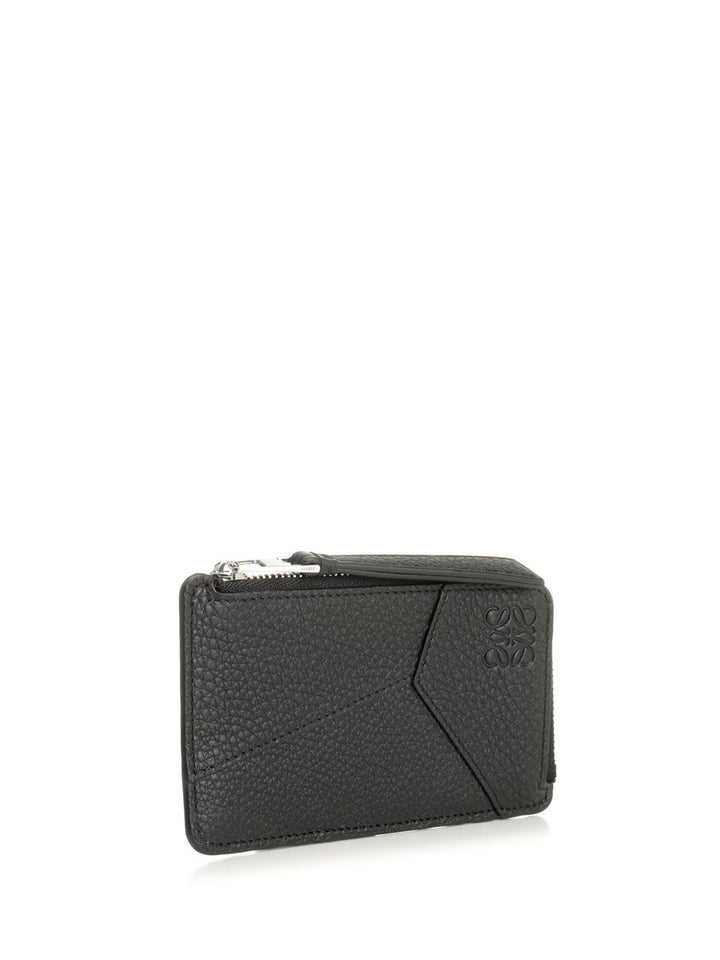 Loewe Puzzle Card Holder With Coin Purse Wallets - Black | c1de02e3318a4d677f600c3429648c2e3fd66940