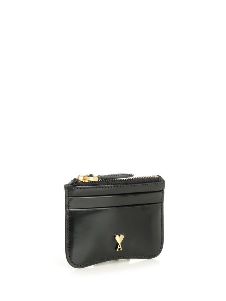 Ami Zip Card Holder Wallets - Black | 819de77c8aa5755ced68b271ee3b919712857c32