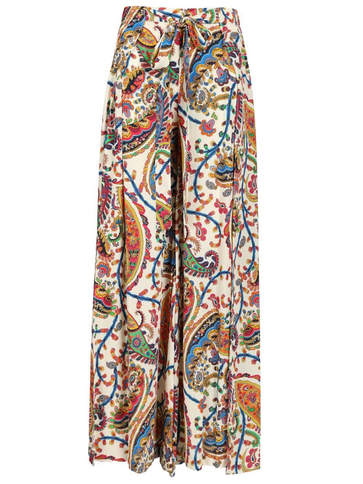 Etro Wide Leg Trousers - Multicolor | bdbf497c3c2a9cee4af7c69bad4f8c0df7eac528