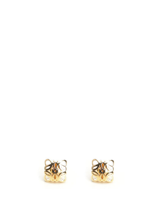 Bombé Anagram Earrings Jewelry Gold