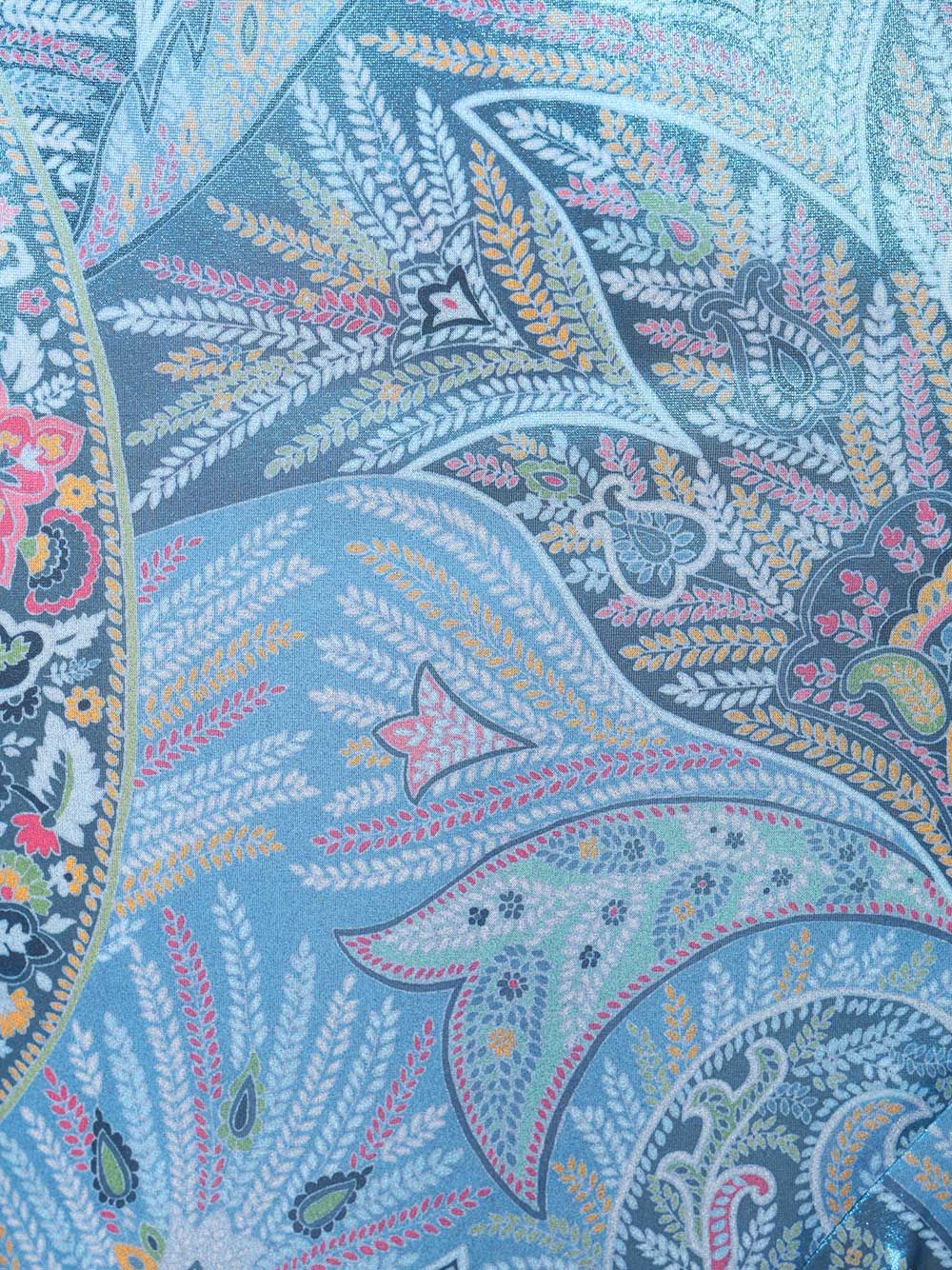 Etro Asymmetrical Dress With Ruffles And Paisley Print Dresses - Blue | eed93c52b7f3e48d6e714585c3d19b139d3e749c