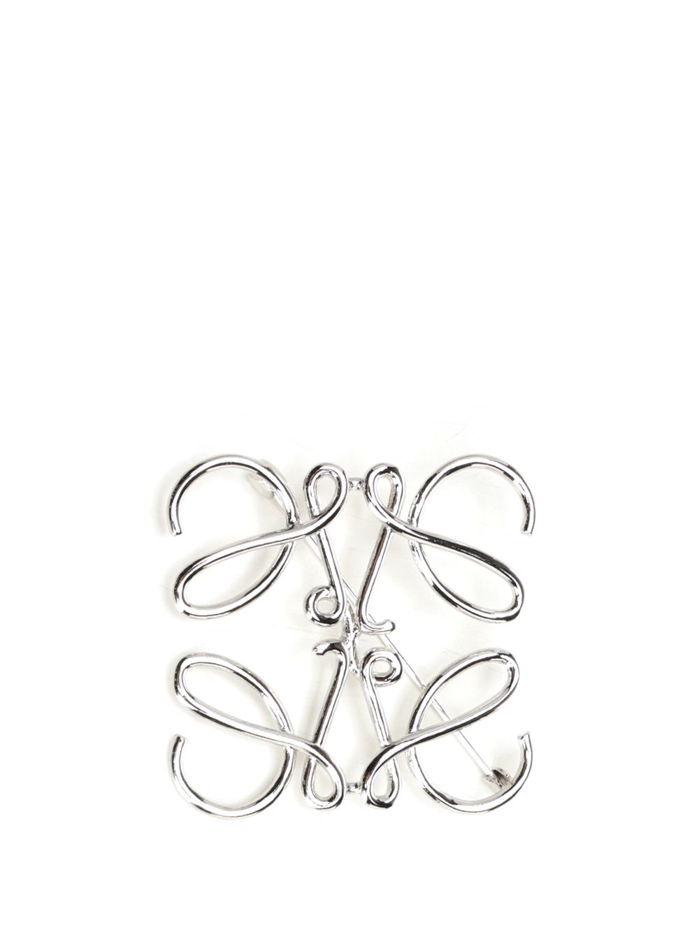 Loewe Anagram Pin Jewelry - Silver | d6ced32c53f60586aeb906c8224736c6155cf4a5
