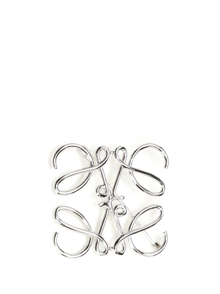 Loewe Anagram Pin Jewelry - Silver | d6ced32c53f60586aeb906c8224736c6155cf4a5