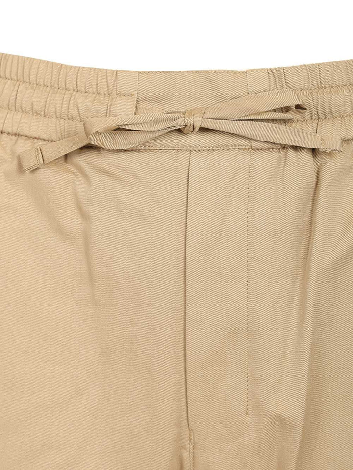 Ami With Elasticated Waist Trousers - Beige | 0c189205ac457743fe697daba2ac7e9801c383cb