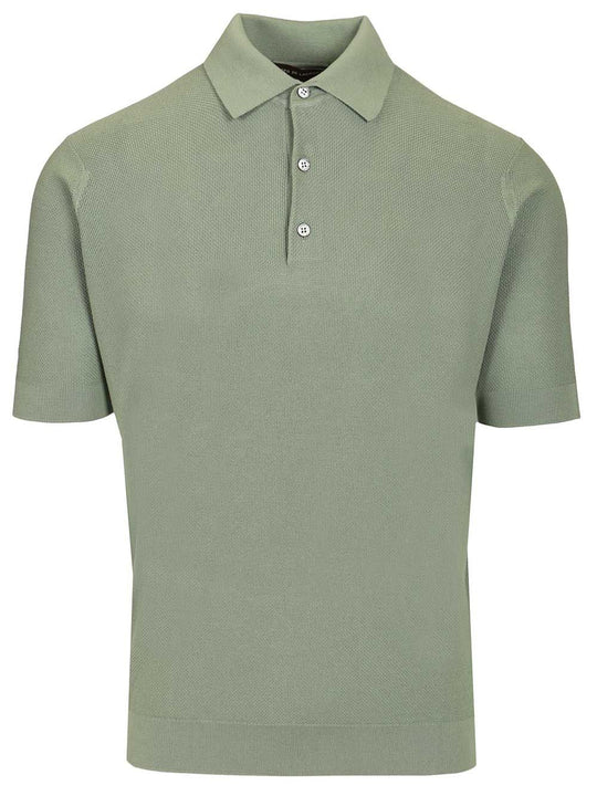 Pique Polo Shirt Green