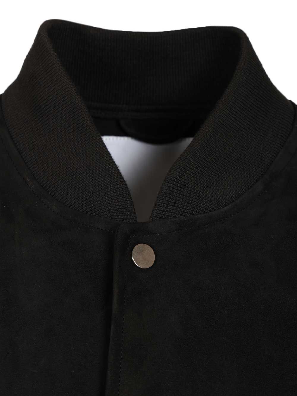 Blusotto Elthon Suede Bomber Jacket Jackets - Black | b8b228c52c4c41dbaf57f1fcd4ed4b5d06e158a0