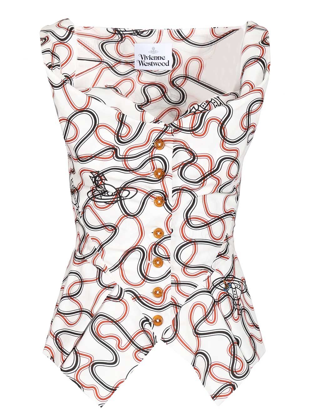 Vivienne Westwood Sleeveless Top Monday Tops - White | 476ccd954146ed681e88dc00e209bf6098c5af2d