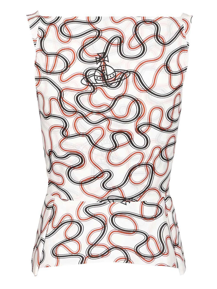 Vivienne Westwood Sleeveless Top Monday Tops - White | 3e6594670facbb31385da0c9a8ef8ed3e59768a6