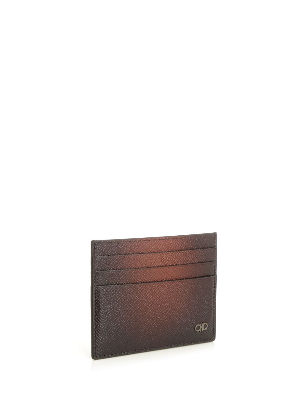 Ferragamo Gancini Credit Card Holder Wallets - Brown | c43e64d80c53ac8e3aed2948af7bd3e160c30b8c