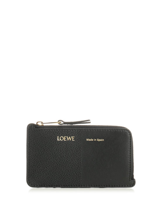 Card Holder With Coin Pocket Wallets Black