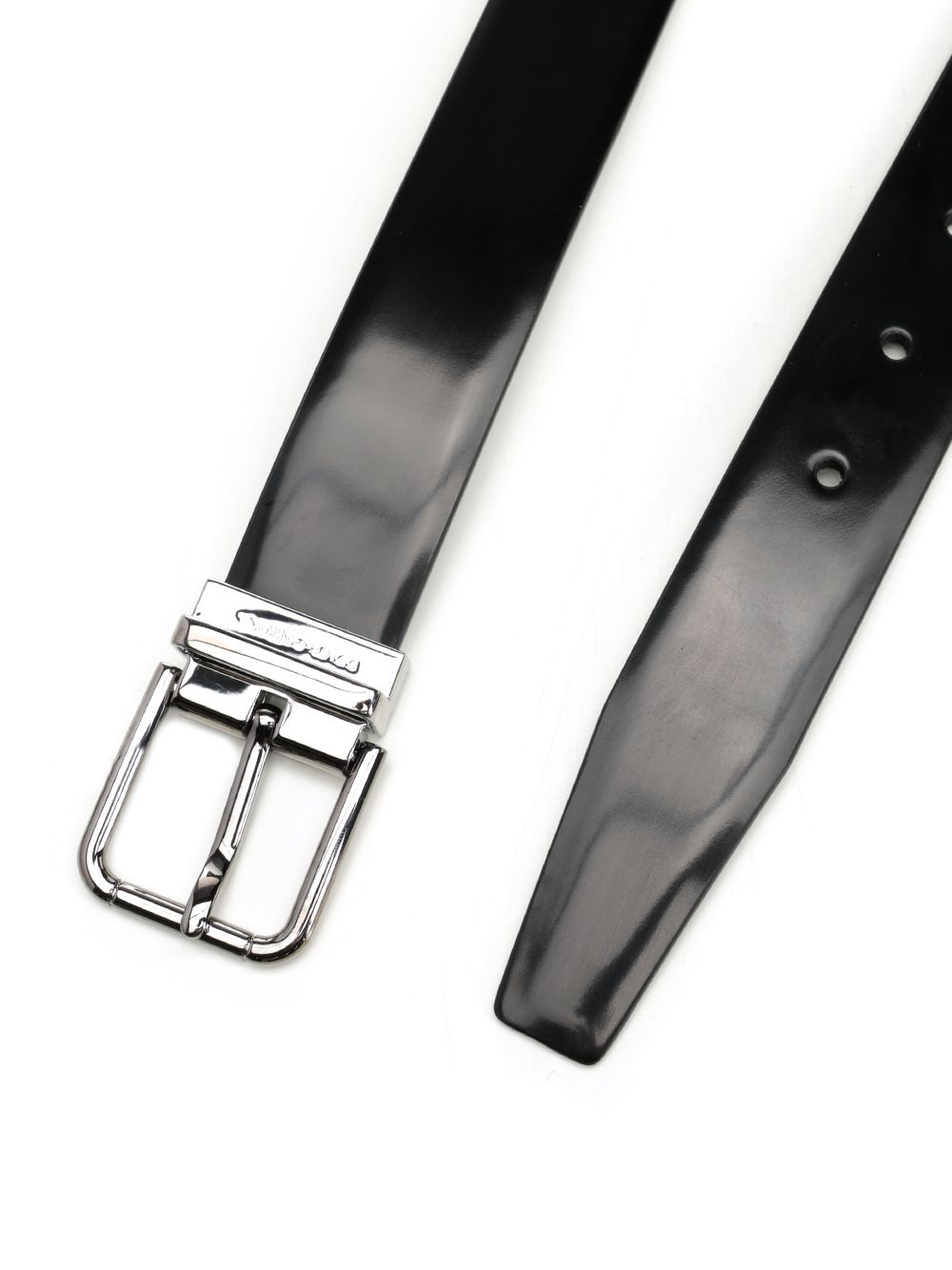 Dolce & Gabbana Polished Brushed Leather Belt Belts - Black | 03447d66dca5407422d3f0a9ba94ca4ae4501f35