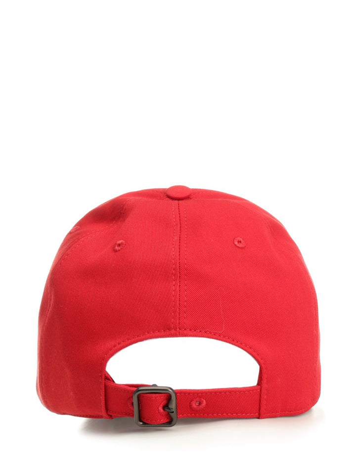 Burberry Mh Thstl Emb Cap Alt Hats - Red | 313ba60beb008d8def59445a9414755fba6d94df
