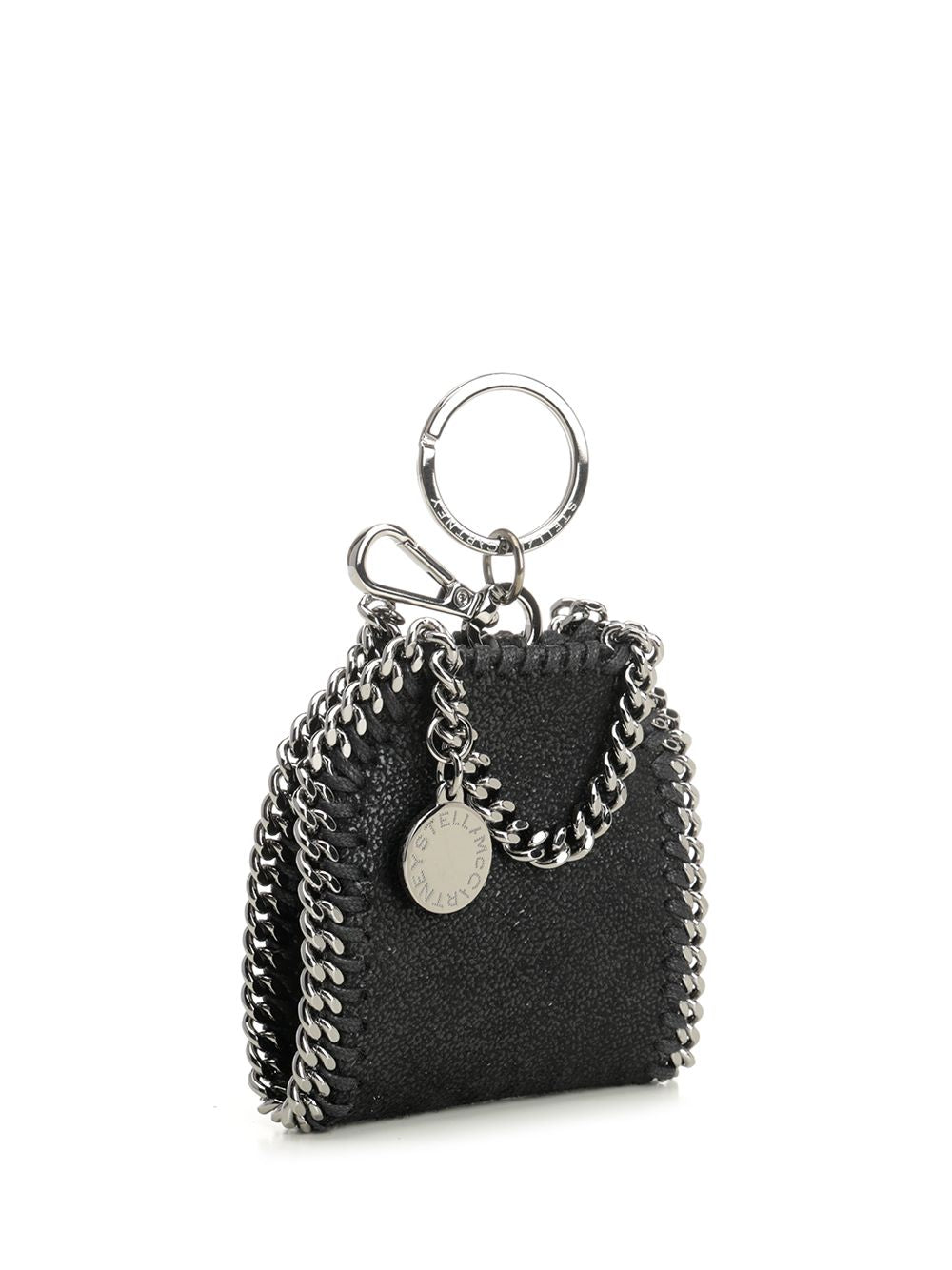 Stella Mccartney Falabella Airpods Case Keychain Small leather goods - Black | 3e81d554deed754ef85e574715e2ecb7991b1b0d