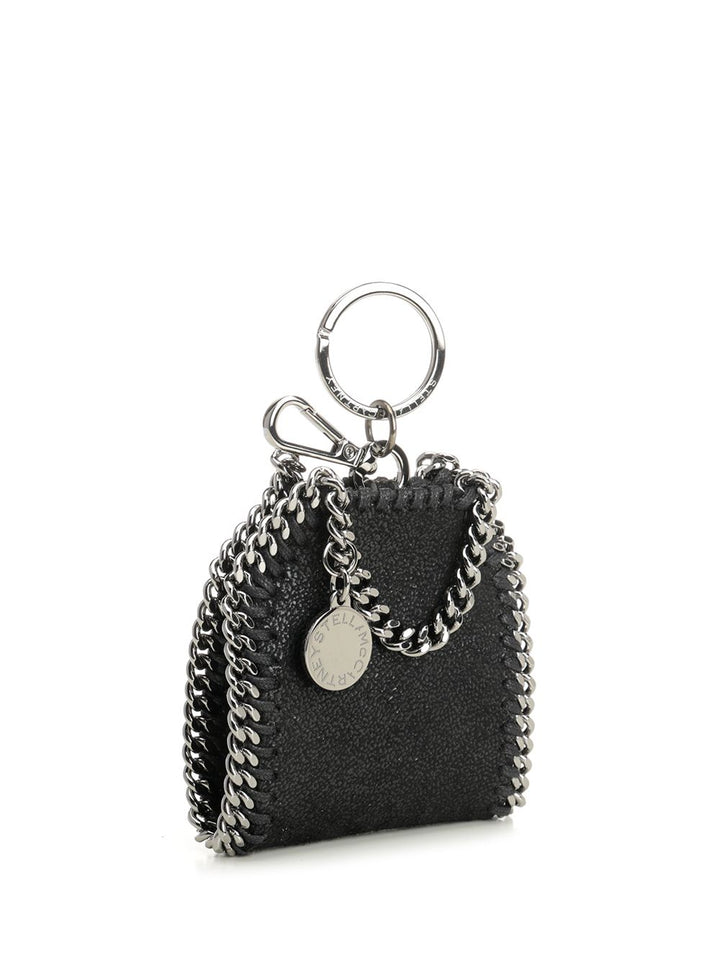 Stella Mccartney Falabella Airpods Case Keychain Small leather goods - Black | 3e81d554deed754ef85e574715e2ecb7991b1b0d