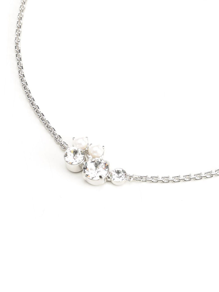 Givenchy Crystal Pearl Mixed Silvery S Necklace Jewelry - Silver | c6d089ca0cd51aeafee9540dae925e22234297f9