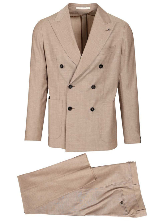 Montecarlo Double-Breasted Suit Dresses Beige