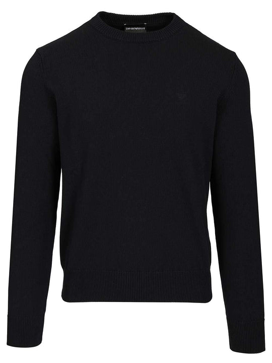 Cotton Sweater Knitwear Blue