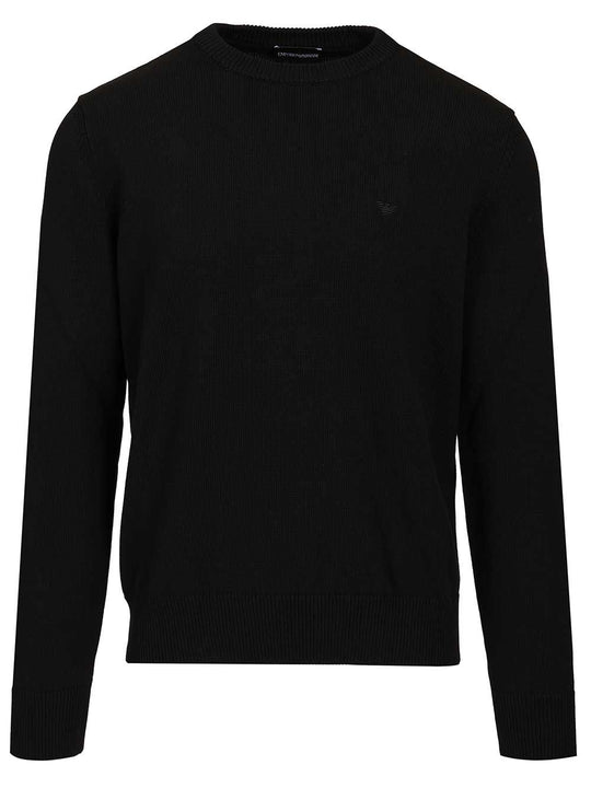Cotton Sweater Knitwear Black