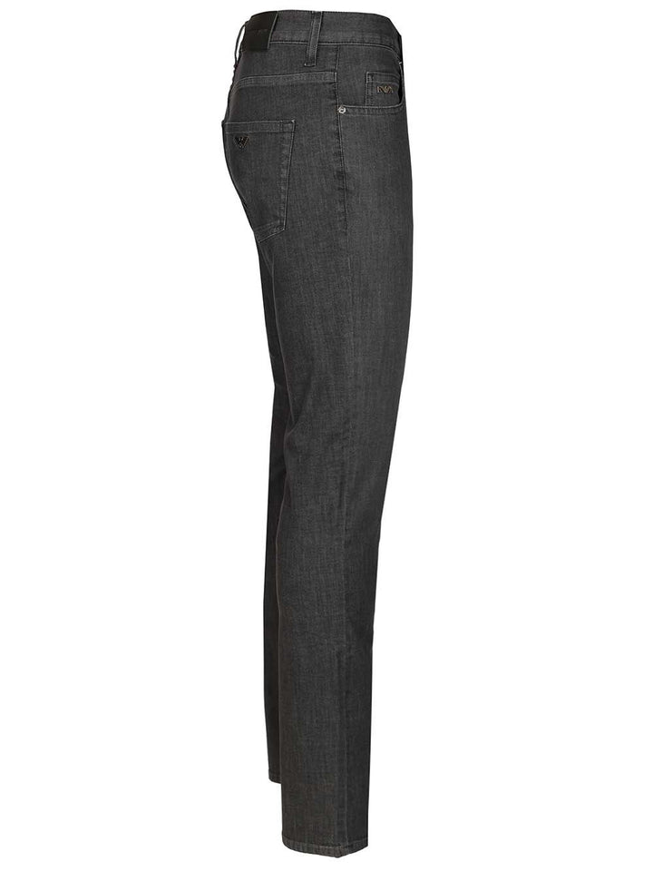 Emporio Armani Straight Denim Light Cotton Jeans - Grey | 8a9883b75b90d24c9bfce4bf52ec86fa617d893e
