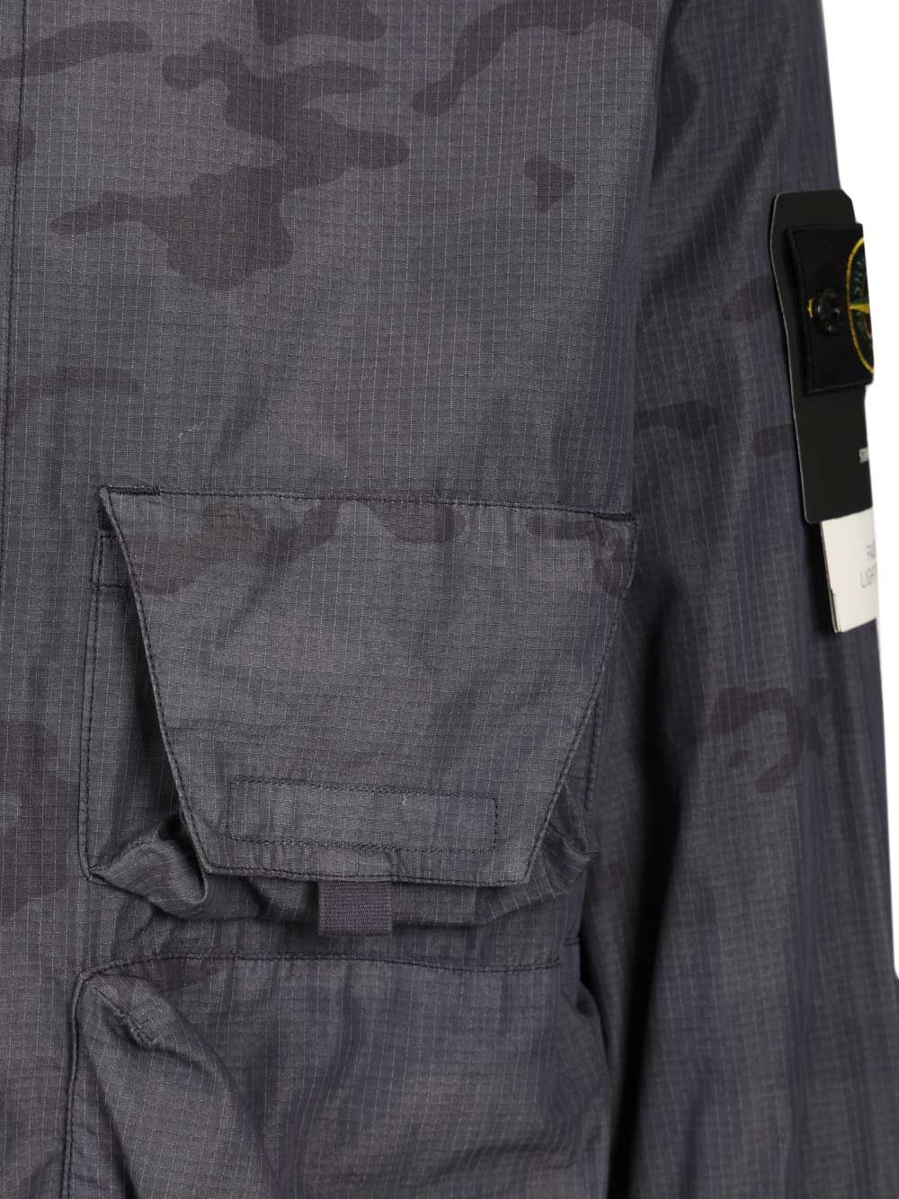 Stone Island Field Jacket Jackets - Blue | 27f23f4738f78c023769a607594d0d0846361589