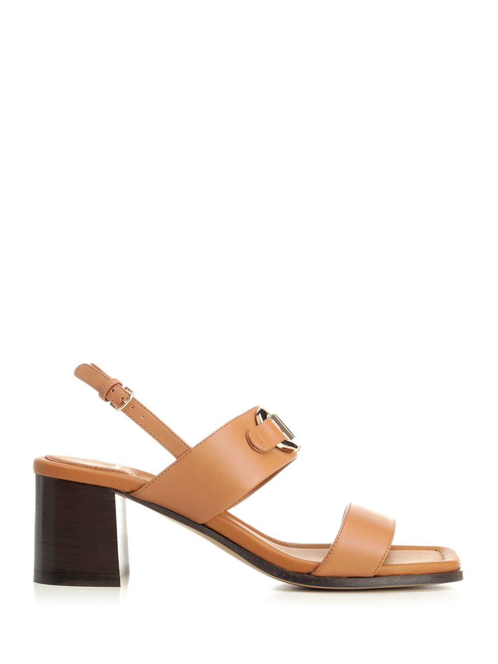 Ferragamo Gancini Ornament Sandal Sandals - Brown | 63b0f11eed66fa66a990154cdfb51b478e7f11fe