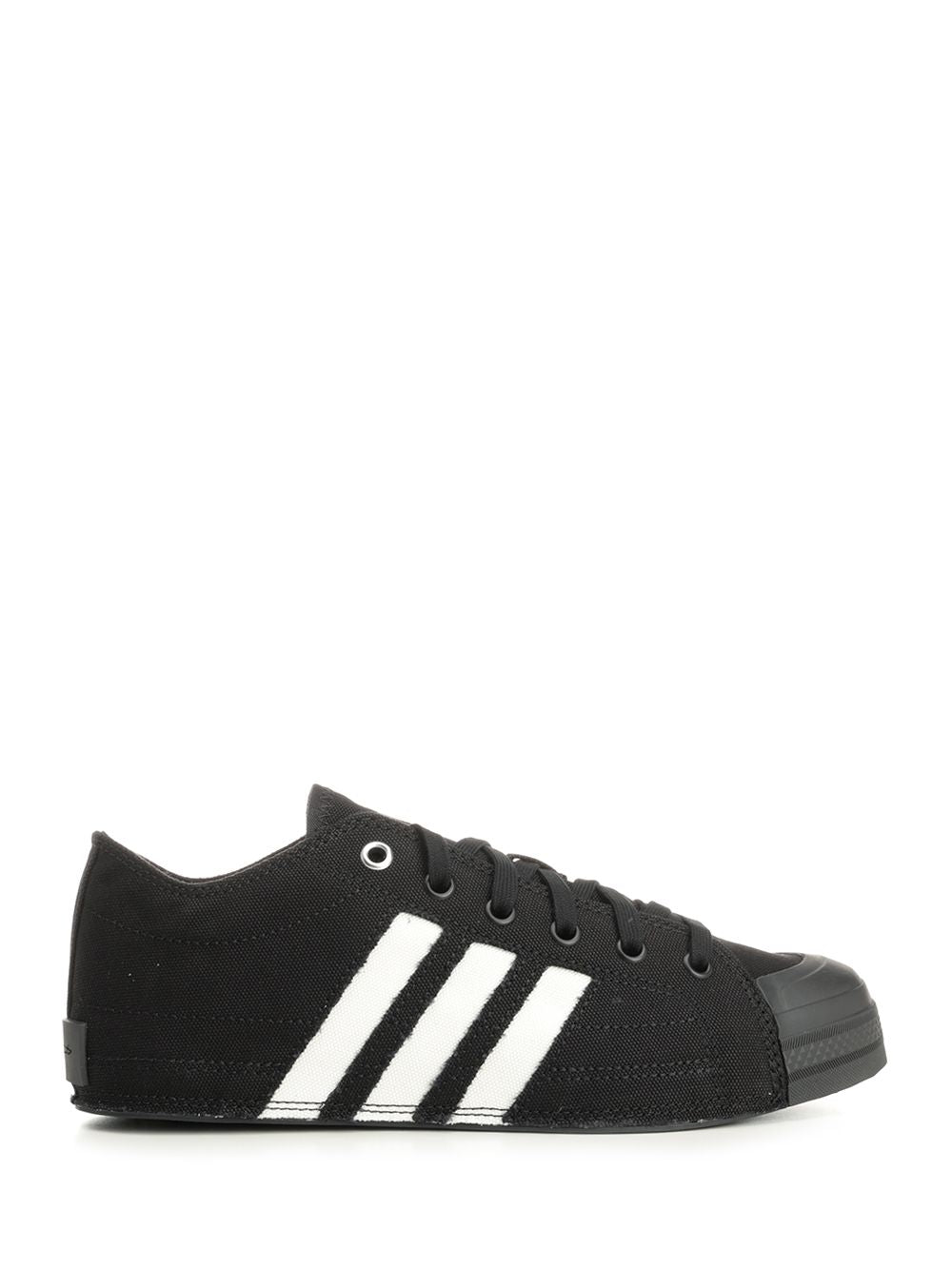 Adidas Y-3 Y-3 Nizza Lo Black/Black/Owhite Sneakers - Black | d3f02772dc9f91c1120f796ad1fff0b5118141ff
