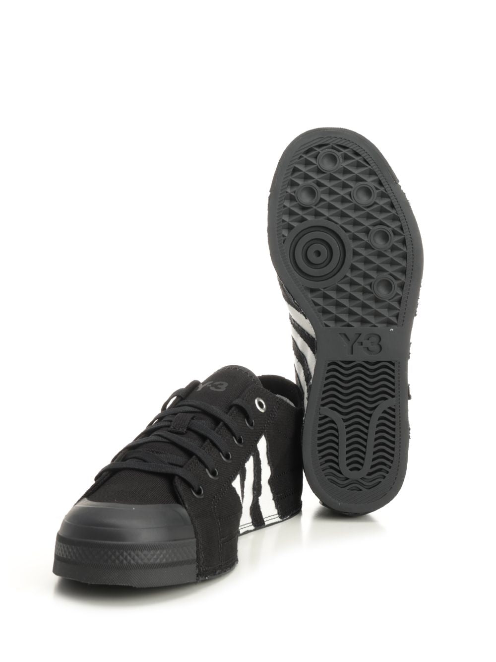 Adidas Y-3 Y-3 Nizza Lo Black/Black/Owhite Sneakers - Black | dea72e24e4f0c27eb718e561526d4c61507a096b