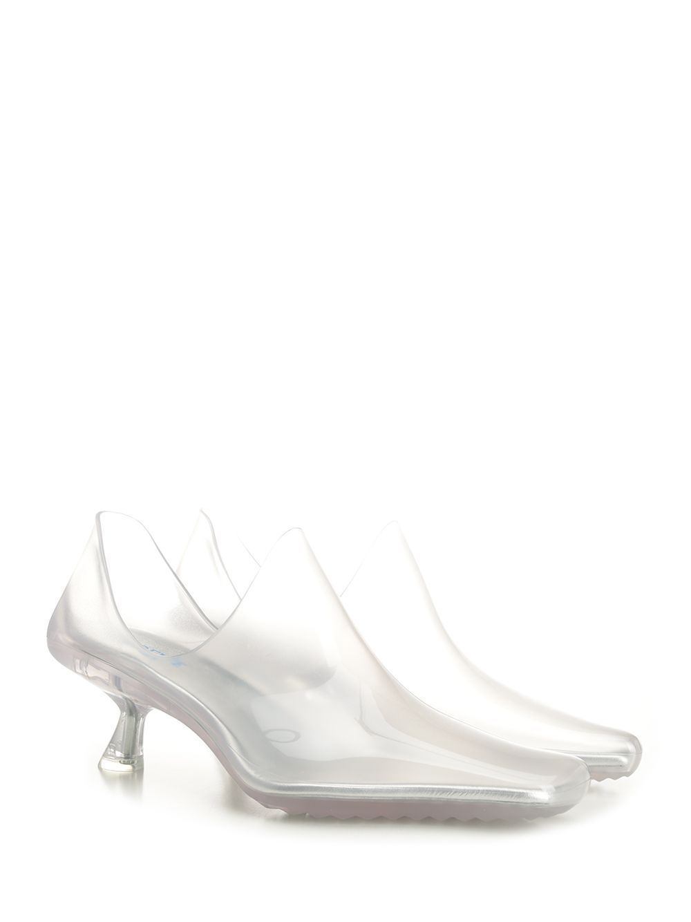Loewe Emily Aqua Bootie 45 In Rubber With Multicolor Socks Pumps - White | 18474534af079969e252ea59cfda46108e47c563