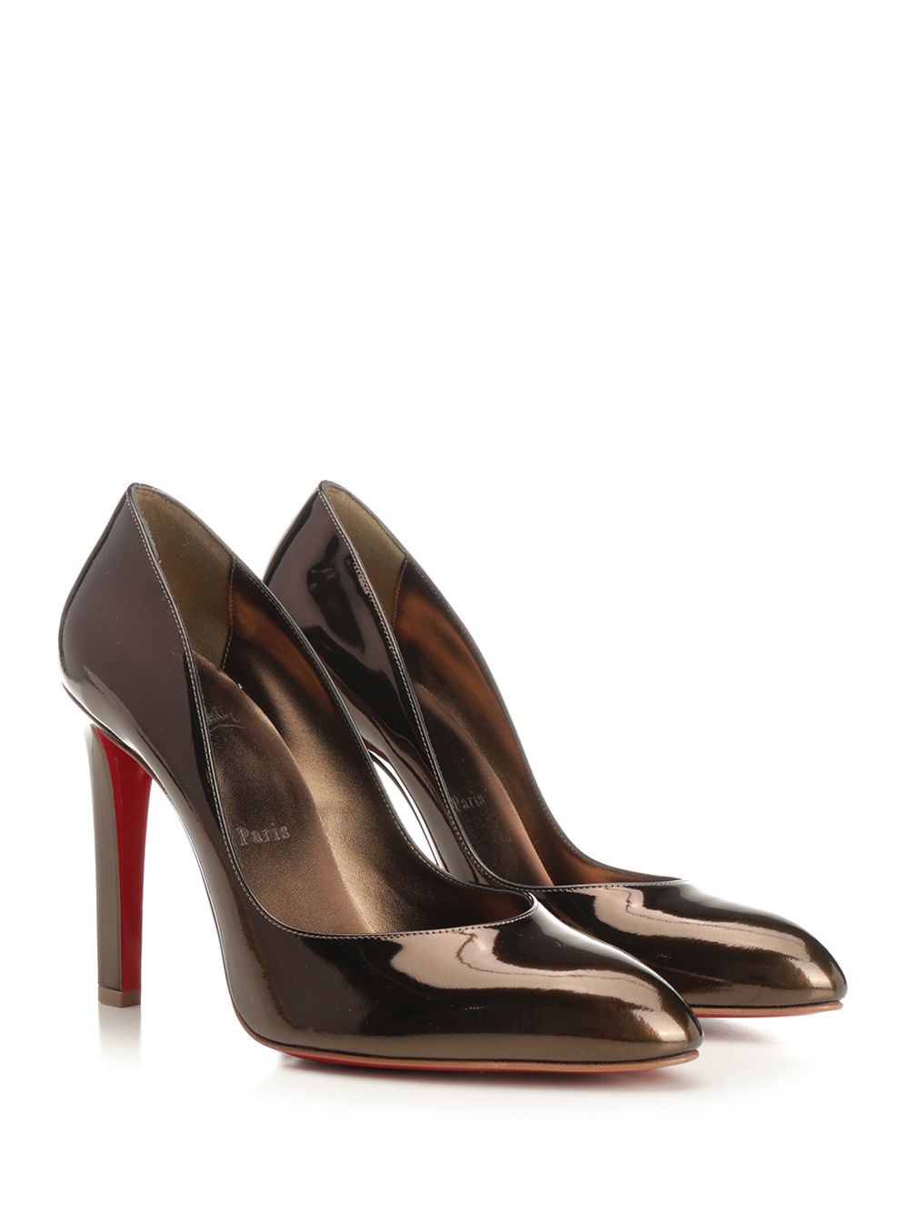 Christian Louboutin Fannylove 100 Décolleté Pumps - Brown | a82dfaf114a64c249f0cbfa9a70c3bf8109a8499