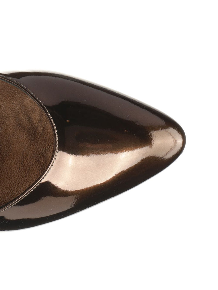 Christian Louboutin Fannylove 100 Décolleté Pumps - Brown | 19ad5cddc1d7fec2a603ca24b65a5dc0cfc19011