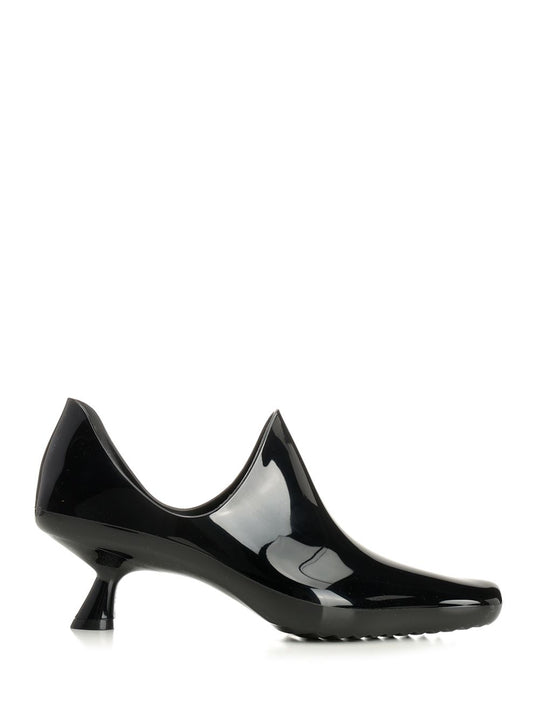 Emily Aqua Bootie 45 In Rubber With Multicolor Socks Pumps Black