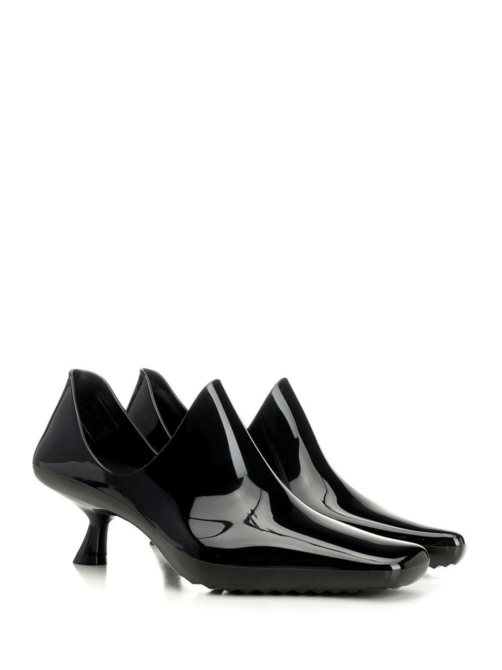 Loewe Emily Aqua Bootie 45 In Rubber With Multicolor Socks Pumps - Black | 1c1d8c3a7f72cd4cdd625400081b7f864052ce1b